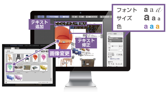 販促活動支援/Web to Print（オプション）